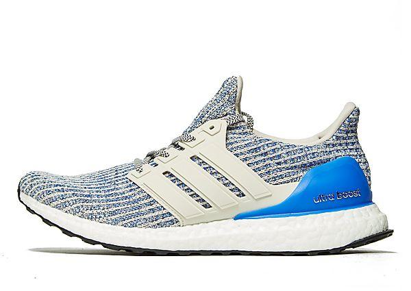 ultra boost blue and white