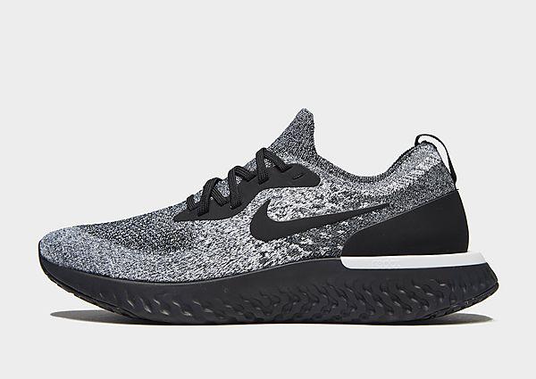 nike epic react flyknit black mens