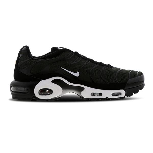 nike tuned 1 black white