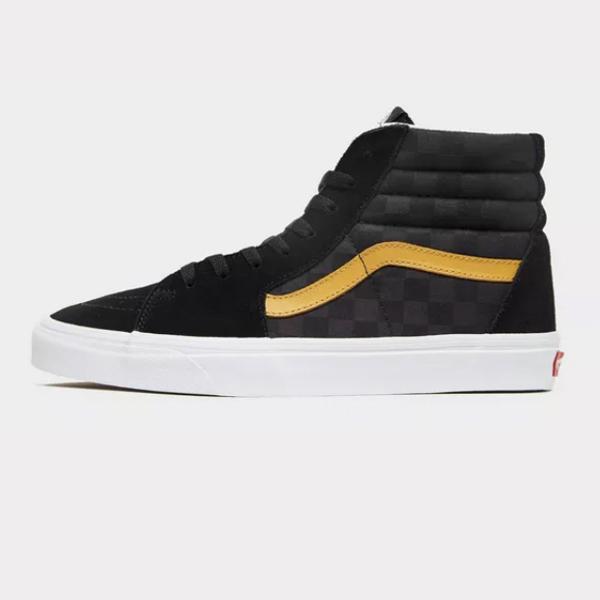 black and gold vans high tops