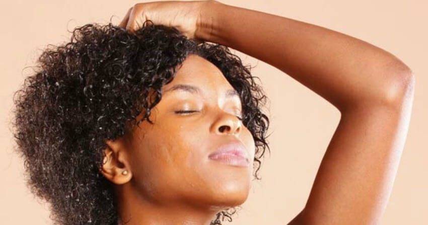 Moisturize hair with oils