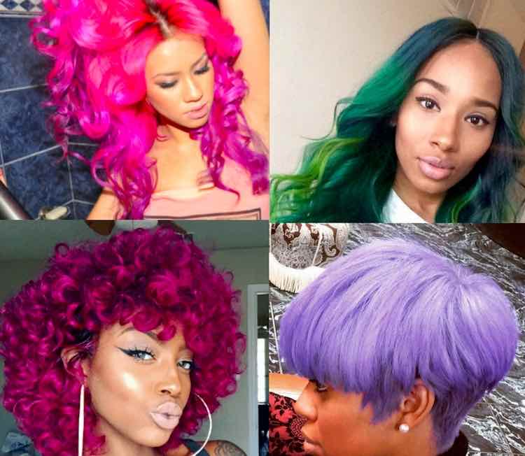 Bold colored Hair