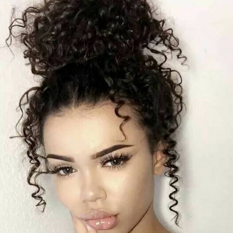 Curly Bun