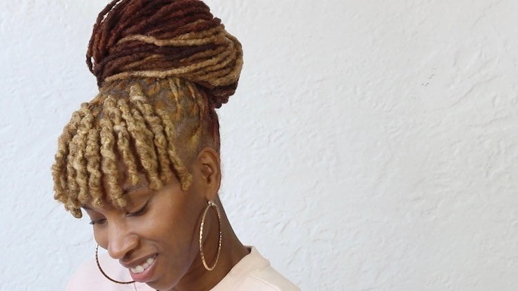 Faux Locs with Bangs