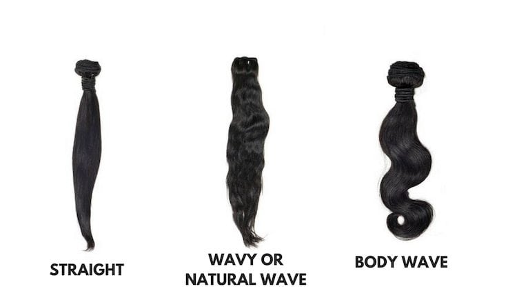textures of hair extensions