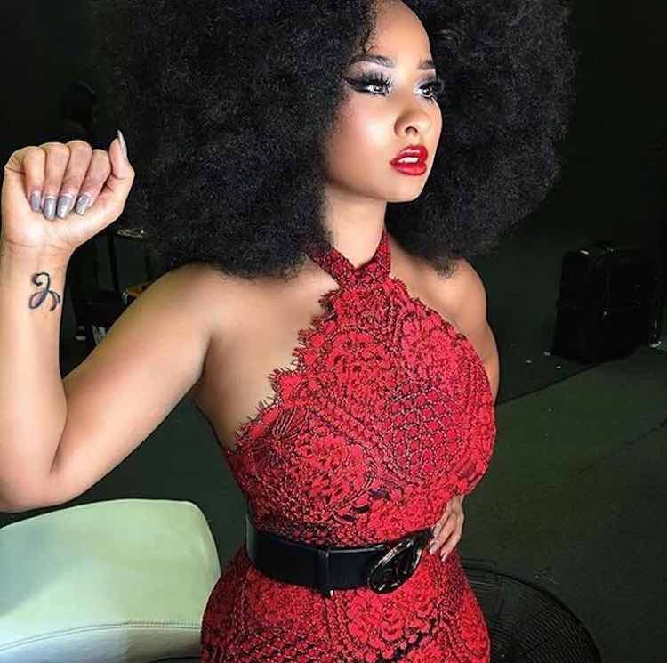 Tammy rivera hair afro wig