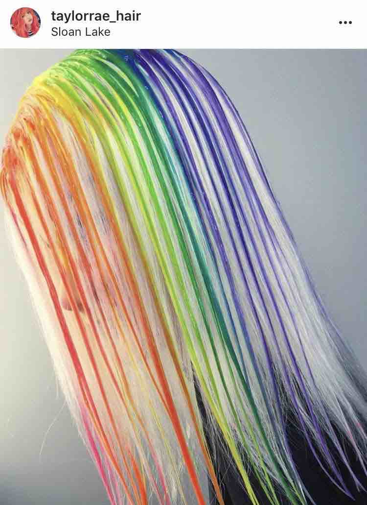 Hair Drip Color Technique 
