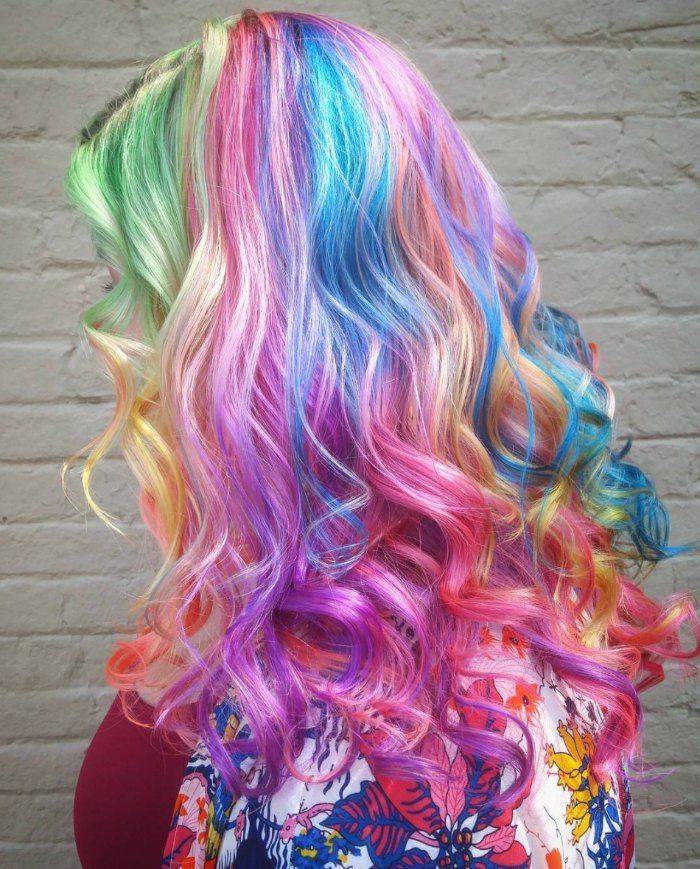 Unicorn hair color