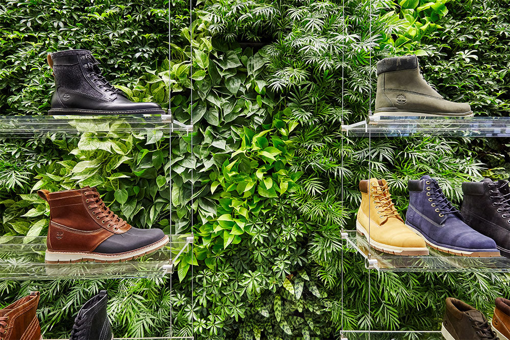 Plant Installation and Interiorscaping at the Timberland Store on Bryant Park in NYC