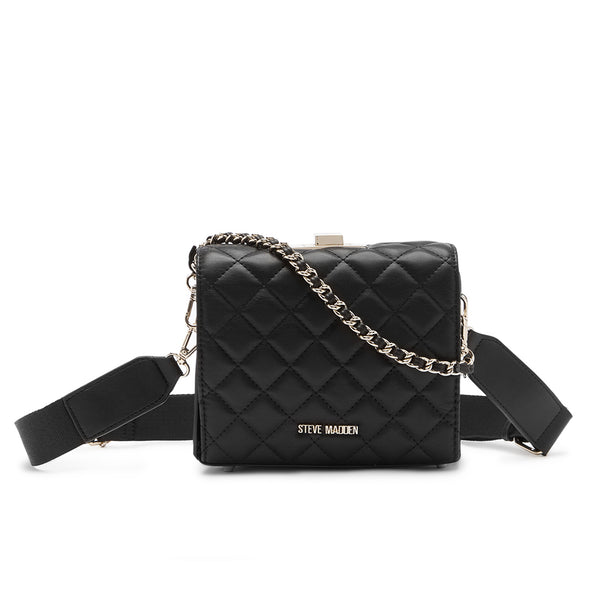 steve madden black crossbody handbag