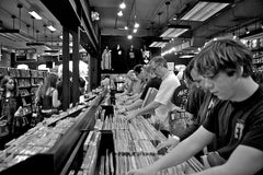 buying records from record store