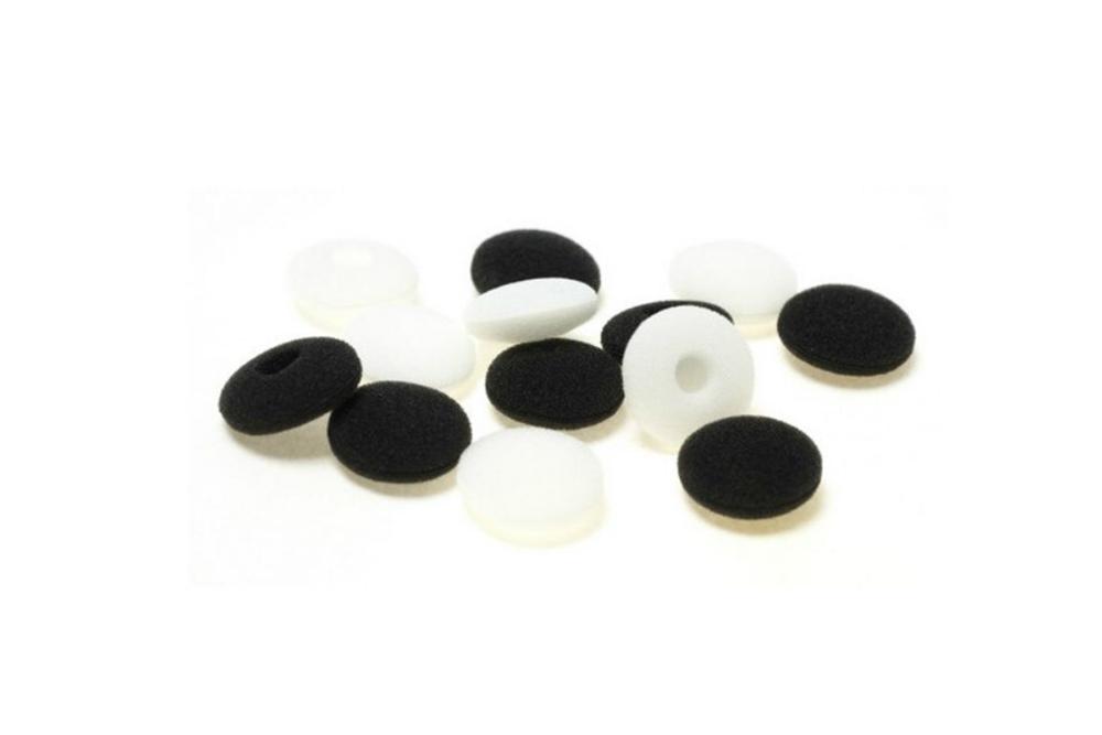 earbuds with foam cushions