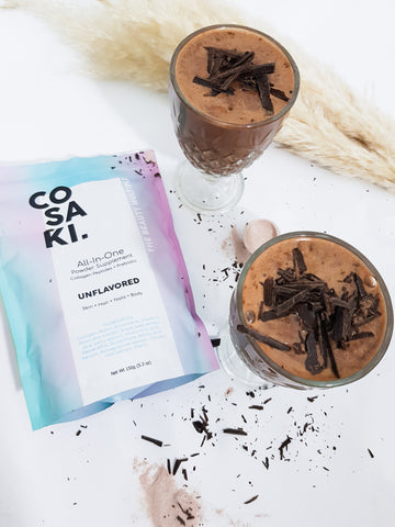 cosaki club avocado banana chocolate pudding