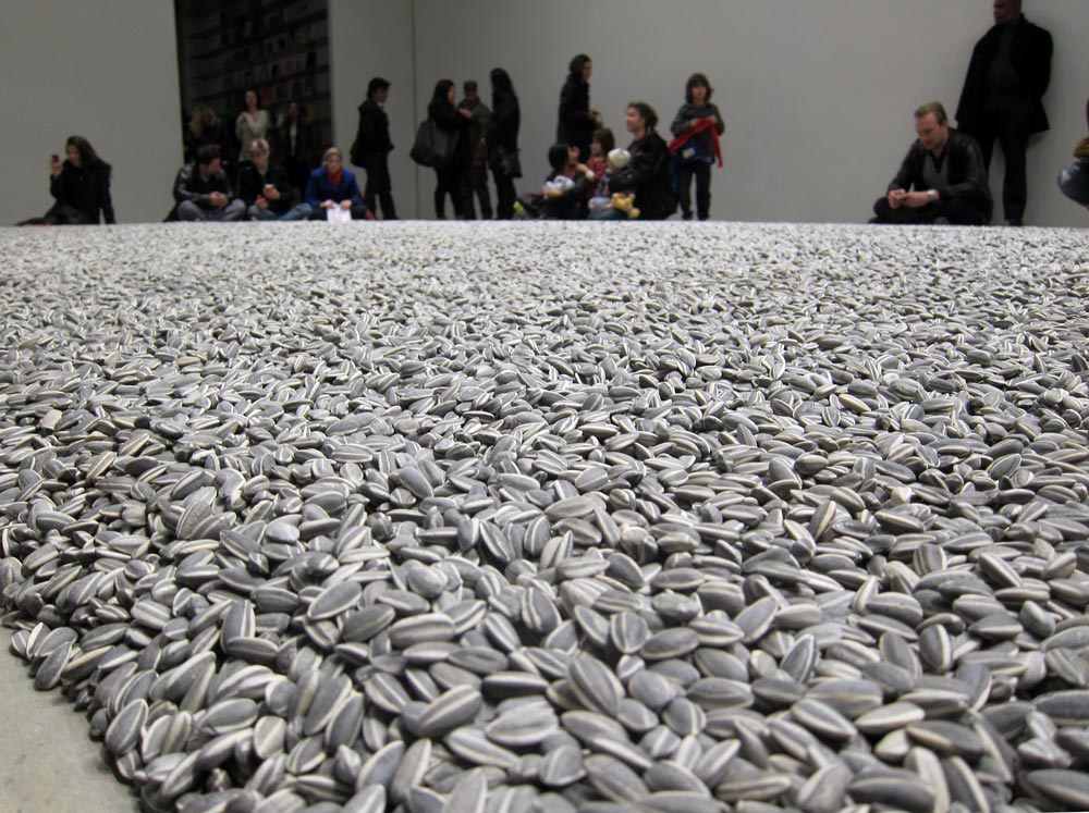Ai Weiwei "Sunflower Seeds" at Mary Boone Gallery on 24th Street