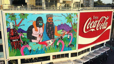 Cocacola X Mulga Kings Cross Mural