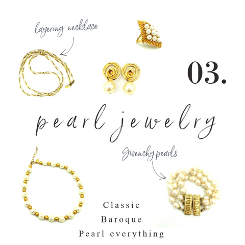 vintage pearl jewelry from 24 wishes vintage