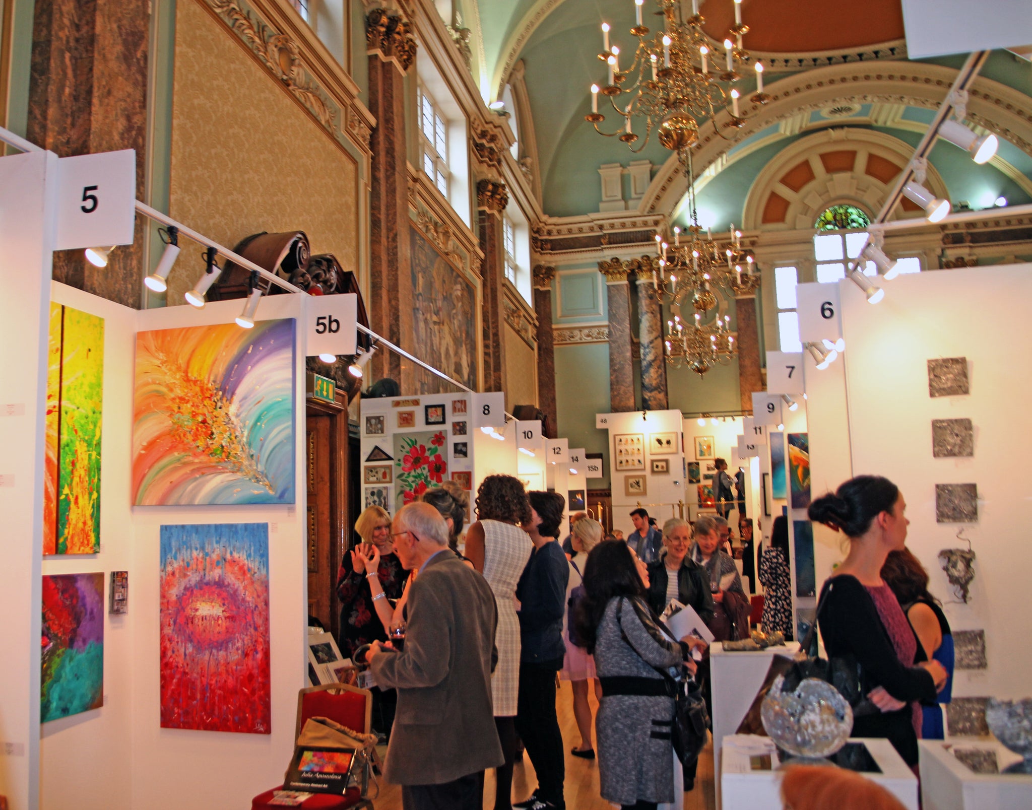 julia apostolova, exhibition, london, Chelsea Old Town Hall, painting, abstract, art, canvas, print, juliaapostolova, artist, Parallax Art Fair 