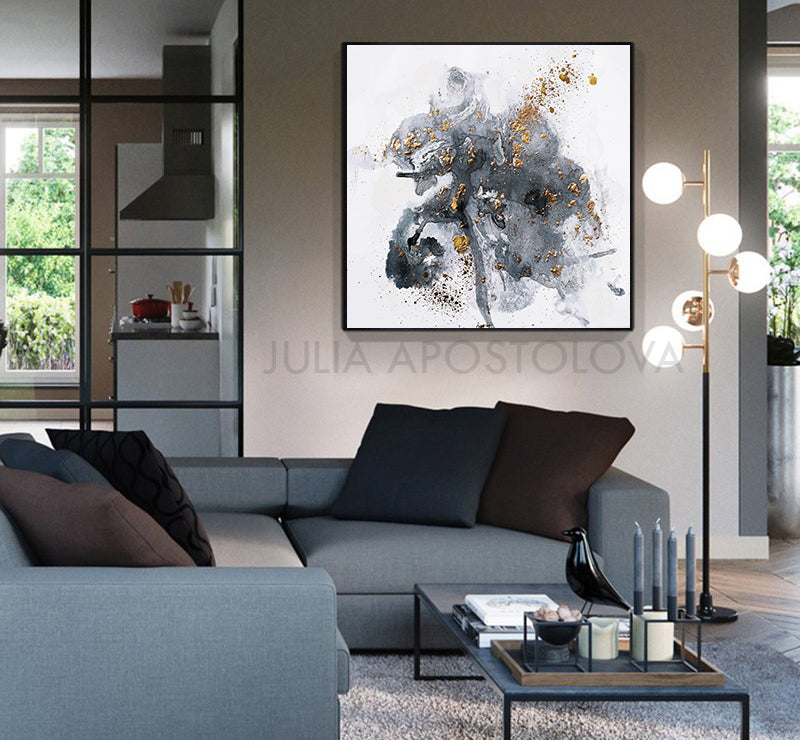 18+ Finest Black and gray wall art images info