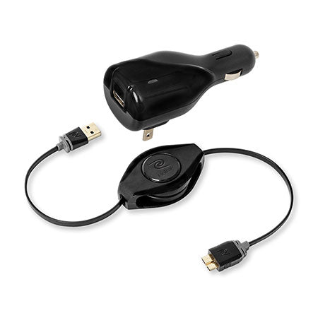 Kuku Car Charger With Braided Micro USB Cable for micro usb devices Gold Kuku mobile 4327075026 