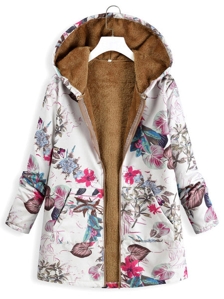 women's plus size fleece jacket with hood
