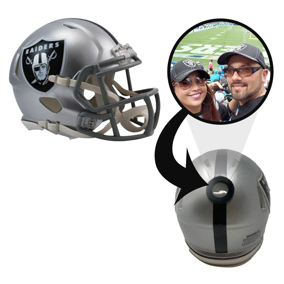 las vegas raiders mini helmet