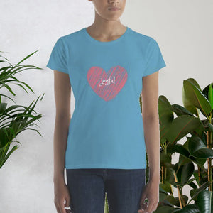 "Heart" Customizable Women T-shirt