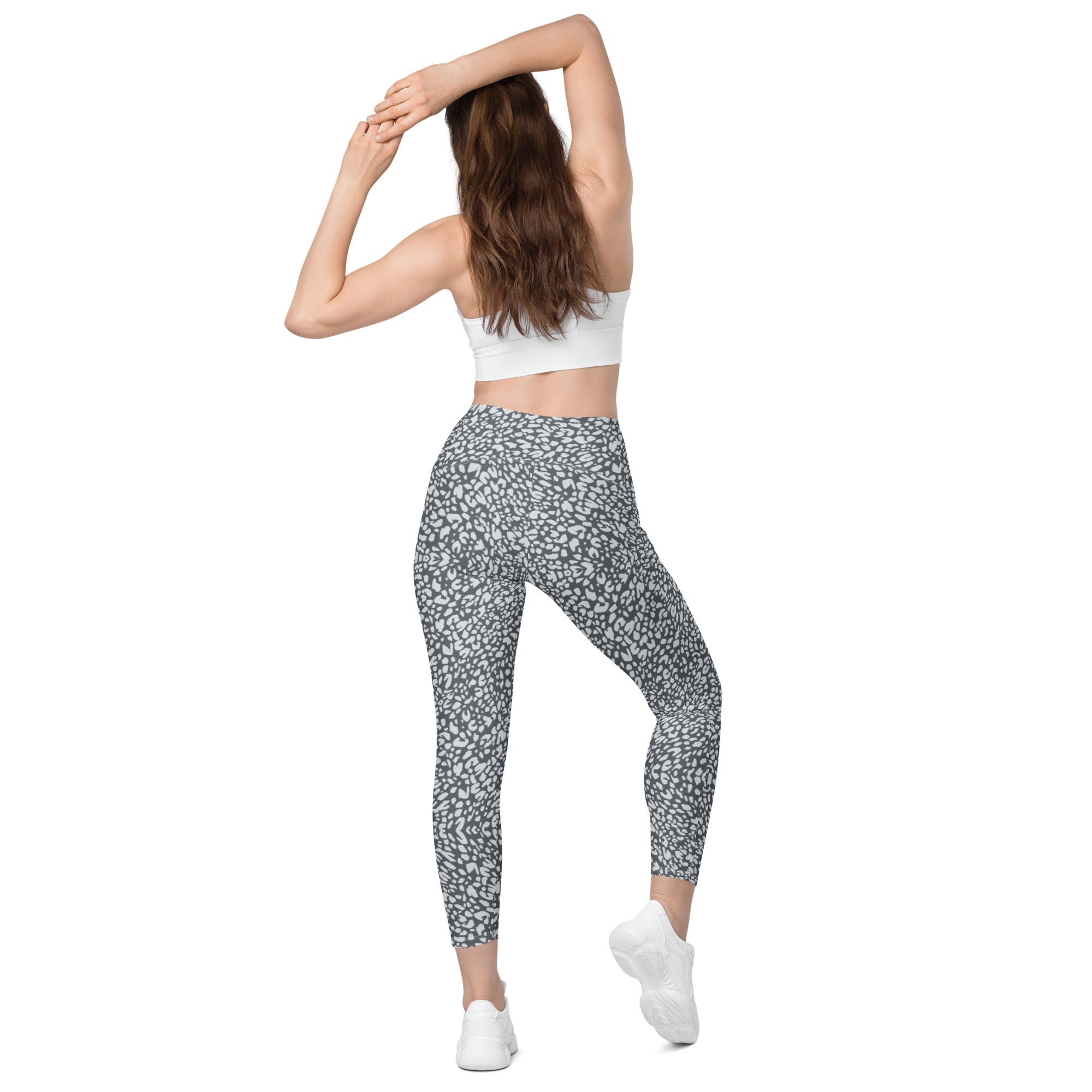 Gray Safari Leggings with pockets