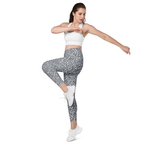 Gray Safari Leggings with pockets