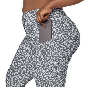 Gray Safari Leggings with pockets