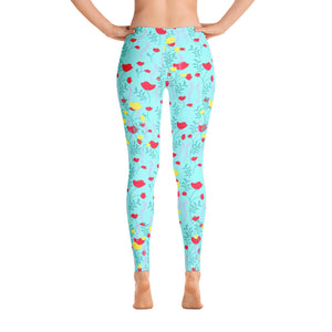 Californian Poppy Leggings - vierrawatches  