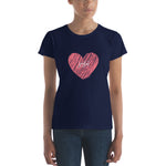 Load image into Gallery viewer, &quot;Heart&quot; Customizable Women T-shirt - vierrawatches  
