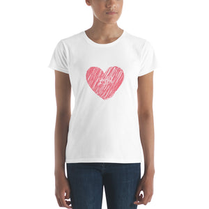 "Heart" Customizable Women T-shirt - vierrawatches  