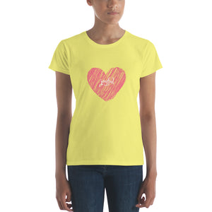 "Heart" Customizable Women T-shirt - vierrawatches  