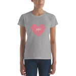 Load image into Gallery viewer, &quot;Heart&quot; Customizable Women T-shirt - vierrawatches  
