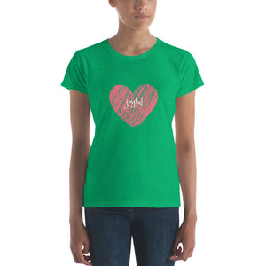 "Heart" Customizable Women T-shirt - vierrawatches  