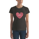 Load image into Gallery viewer, &quot;Heart&quot; Customizable Women T-shirt - vierrawatches  
