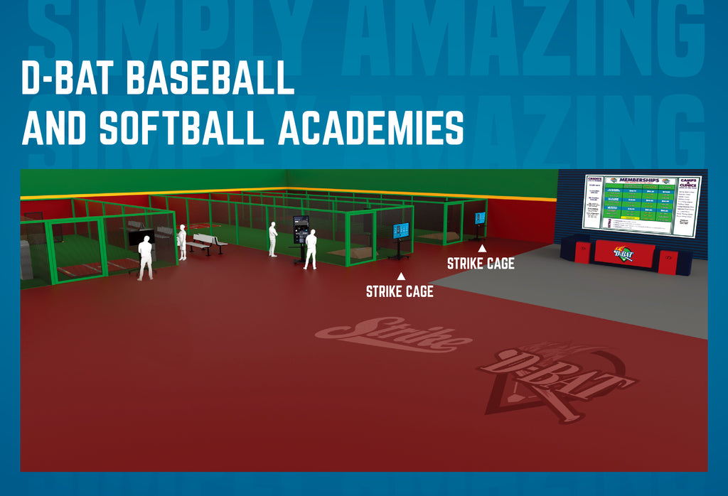D-BAT training facility smart baseball STRIKE