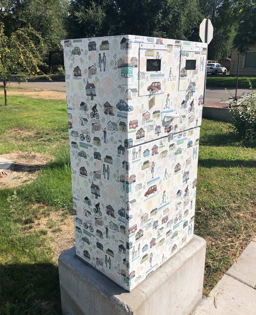 Nicolet Laursen - Welcome Home Traffic Box in Boise Idaho 