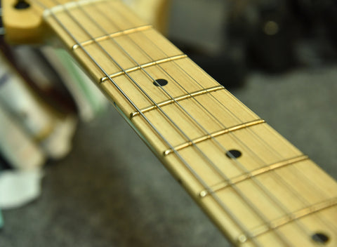 Lower frets after the plek process