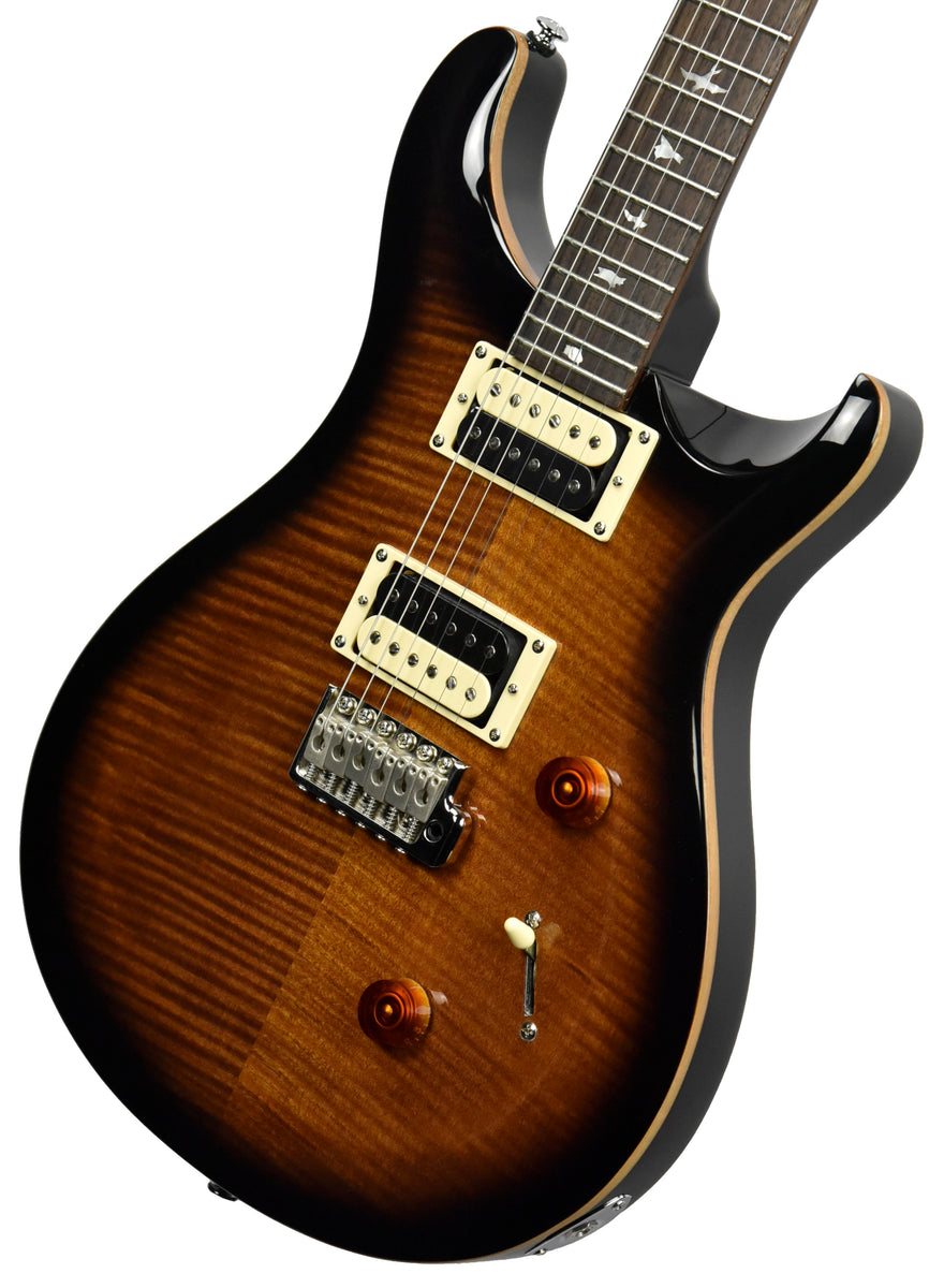 PRS SE Custom 24 Electric Guitar in Black Gold Burst CTID19936