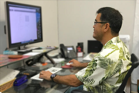 wearing an Aloha shirt to the office