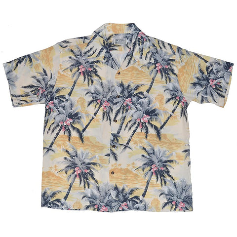 Makai Yellow Hawaiian shirt worn on Magnum PI