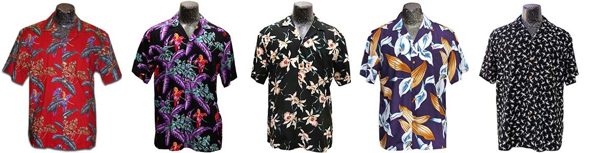 Hawaiian shirts that were worn on Magnum PI (1980s version)