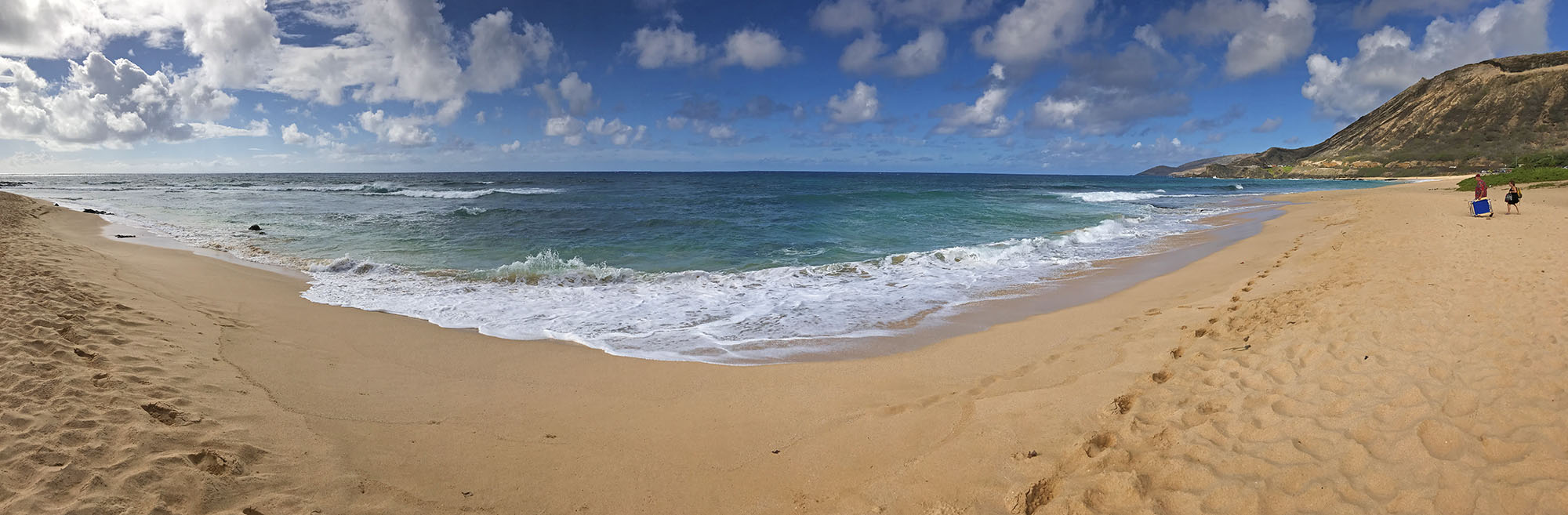 panoramic view at Sand Island Beach Park