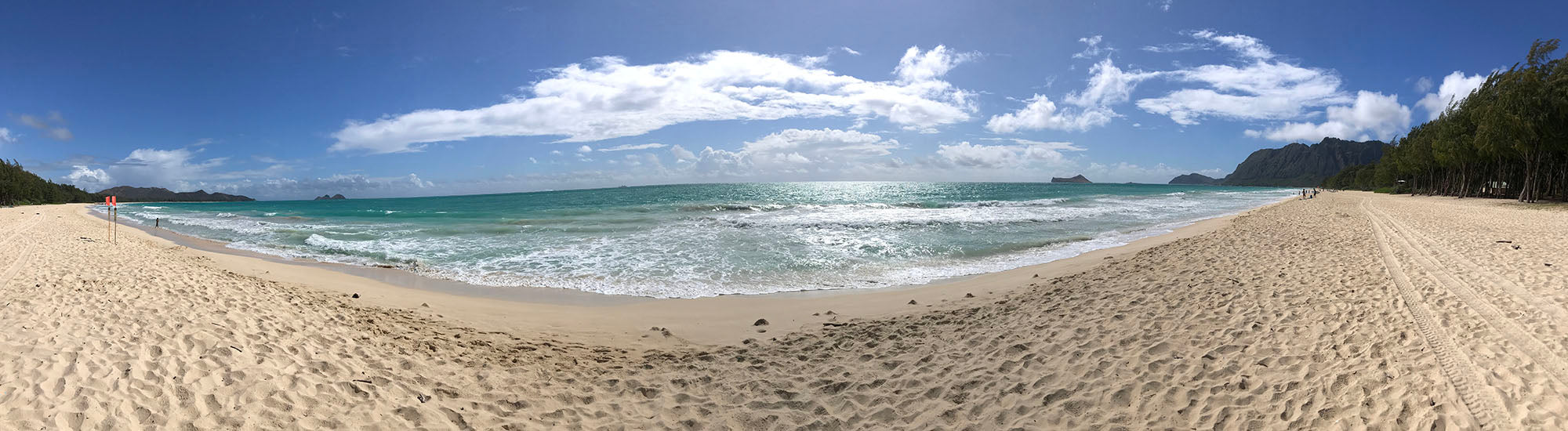 Sherwood Beach panorama