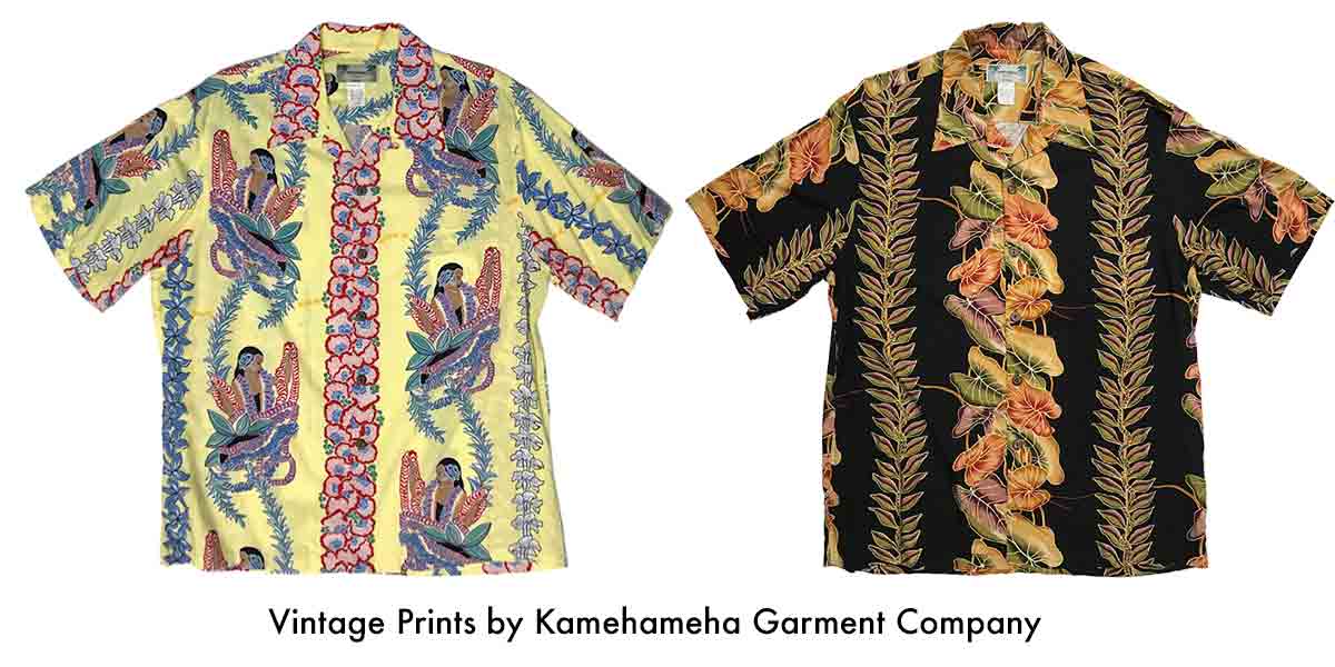 vintage print Aloha shirts