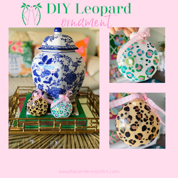 Leopard ornament DIY