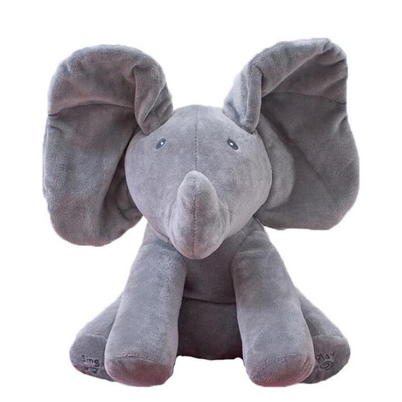 talking elephant plush toy