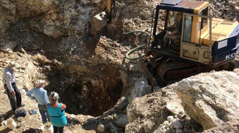 ic:Fred Krone of Northern Maine Minerals in the field