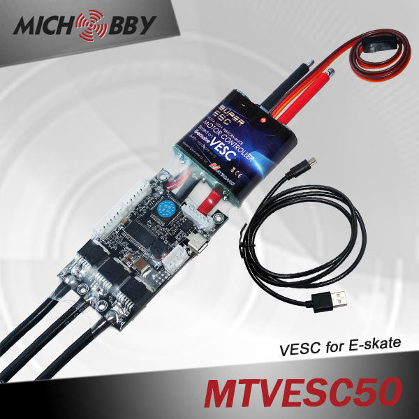MTVESC50A VESC4.12 based electric speed controller for electric skateboard robotics mouninaboard 